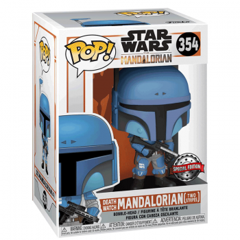 FUNKO POP! - Star Wars - The Mandalorian Death Watch Two Stripes #354 Special Edition